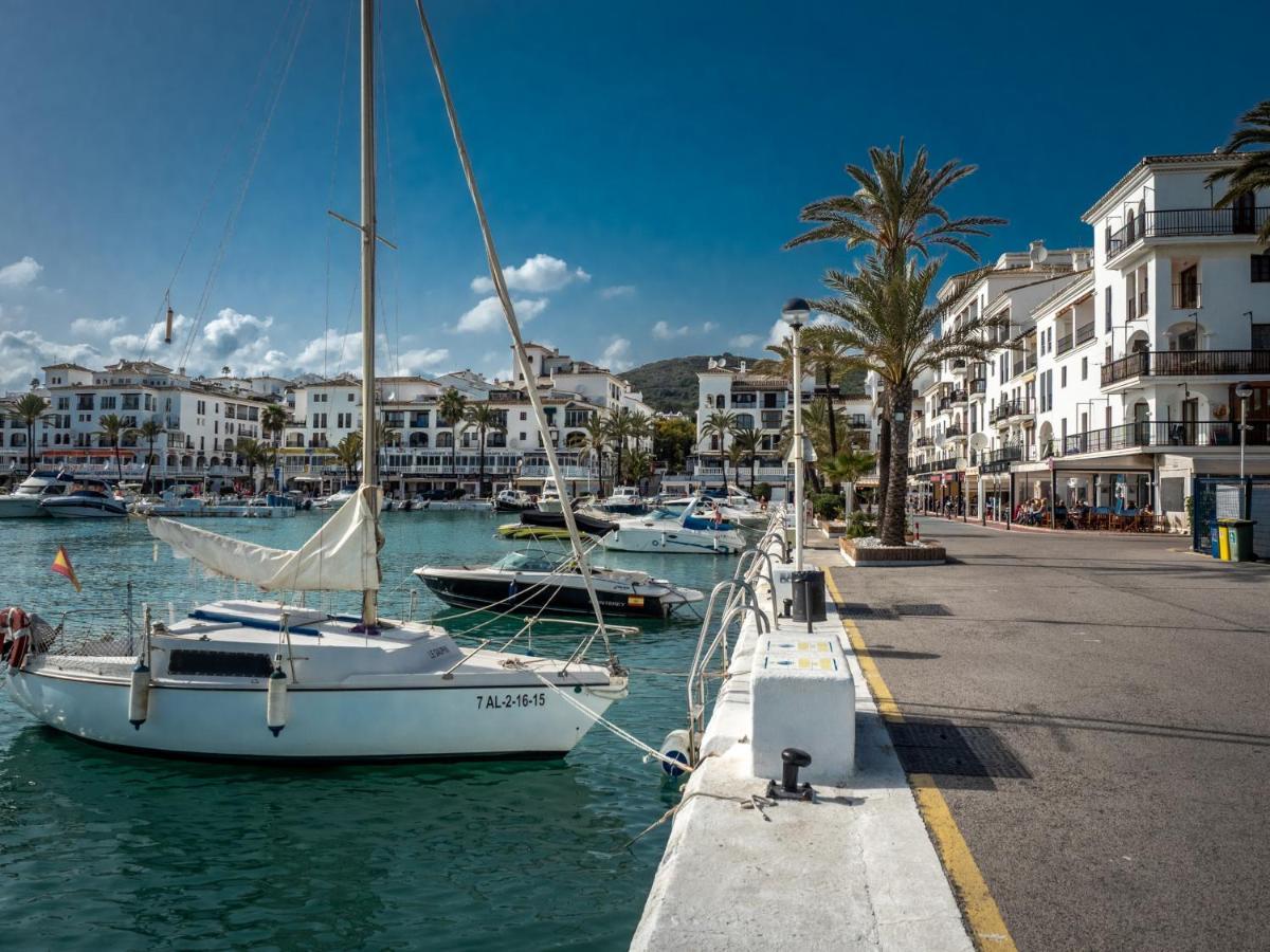 2258-Superb 1 Bedroom-Terrace And Sea View Castillo de Sabinillas Bagian luar foto