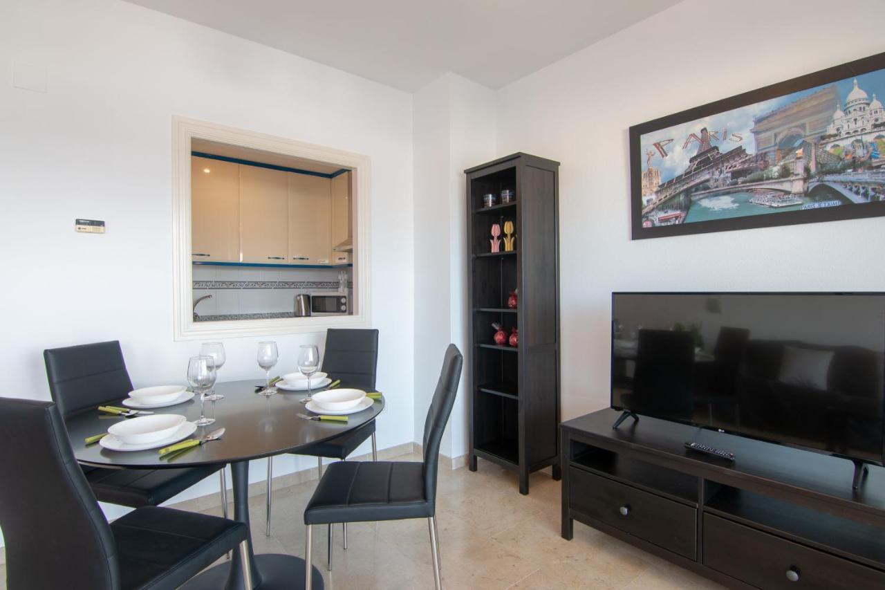 2258-Superb 1 Bedroom-Terrace And Sea View Castillo de Sabinillas Bagian luar foto